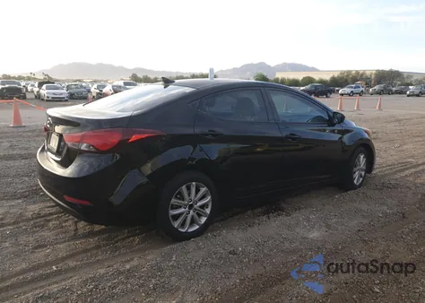 2015 Hyundai Elantra Se из США, поврежденный, VIN 5NPDH4AE1FH601649